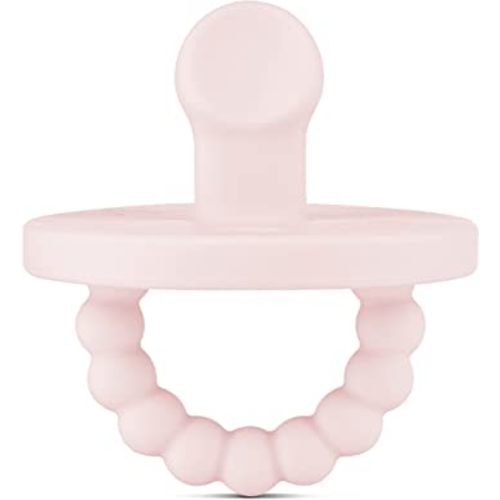 Ryan & Rose Cutie PAT Pacifier Teether (Slant, Pink)