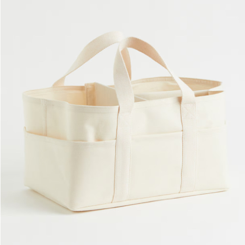COTTON CANVAS DIAPER CADDY