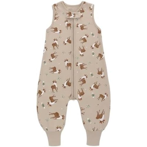 Miracle Baby Sleeping Sack with Feets TOG 0.5 100% Cotton Sleeveless Baby Wearable Blanket Baby Sleeping Bag