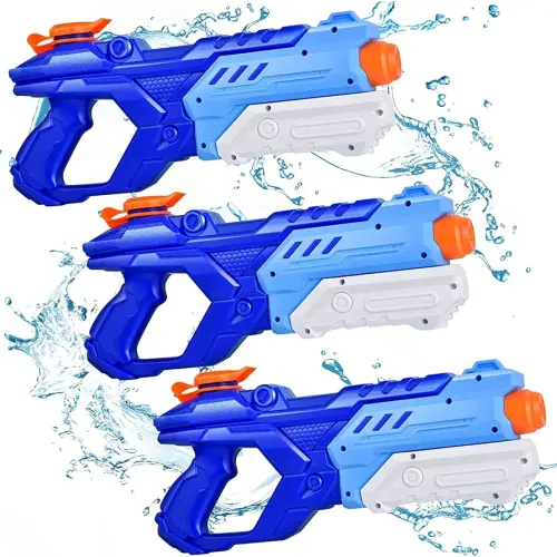 Water Guns for Kids, 3 Pack Super Water Blaster Soaker Squirt Guns 600CC High Capacity Summer Swimming Pool Beach Party Favors Water Outdoor Fighting Toy for Kids Adults Boy Girl