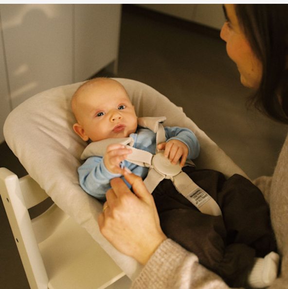 Stokke Tripp Trapp Newborn High Chair Accessory Set - Vanilla White