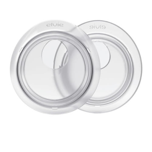 Elvie Catch Milk Collection Shells | Set of Two Discreet Leak-Protection Silicone Cups, Reuse Your Milk| Reusable Breast Shells Collect Up to 1oz | No More Wasted Milk or wasteful Breast Pads