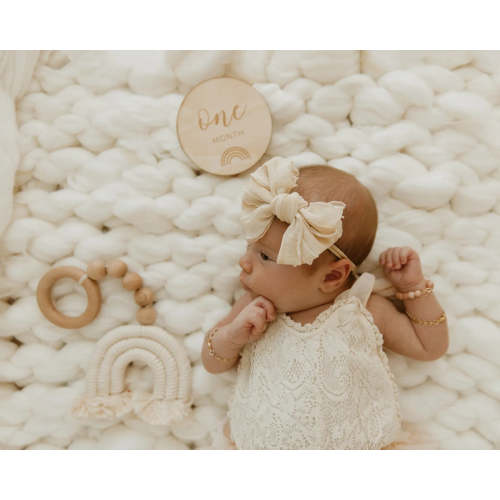 Harlow Headband in Beige | Reverie Threads