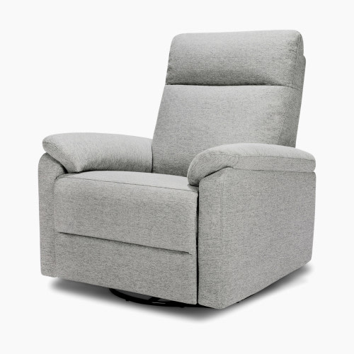 DaVinci Suzy Recliner and Swivel Glider - Frost Grey