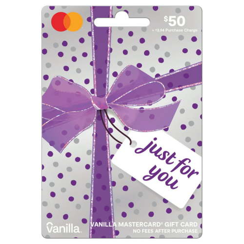 $50 Vanilla® Mastercard® Celebration Dots Gift Card (plus $3.94 Purchase Fee)