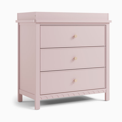Graco Sasha 3 Drawer Chest with Changing Topper - Blush