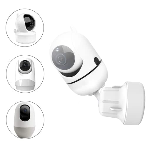 Derebir Adjustable Baby Monitor Wall Mount Compatible with Hellobaby, iFamily, OKAIDI, Blemil, ANMEATE, Nooie and Baby Cameras with 1/4 Threaded hole, for HelloBaby HB6550/HB6560/HB65/HB66/HB6339/HB40