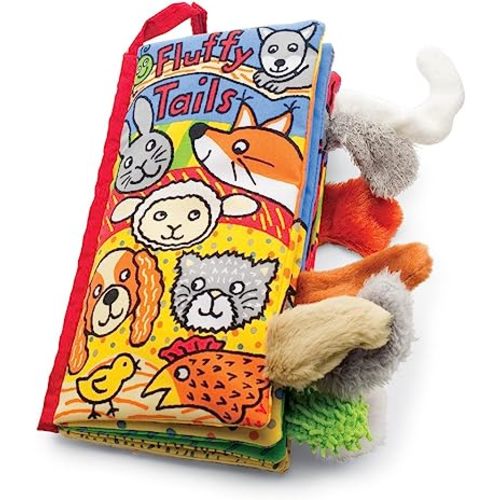 Jellycat Fluffy Tails: A Soft Activity Baby Book Children's Book - Baby Gift