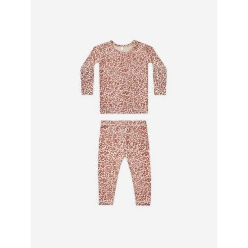 Bamboo Long Sleeve Pajama Set || Flower Field