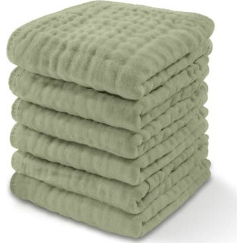 Muslin Washcloths - Pack of 6
