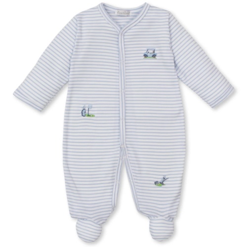 Fairway Foursome Blue Stripe Footie