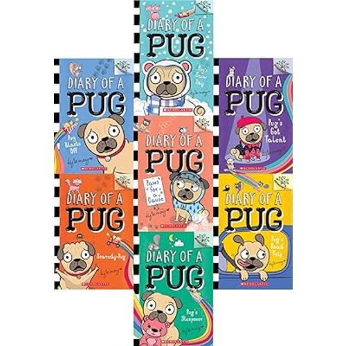 NEW! DIARY OF A PUG Series 7 Books Set