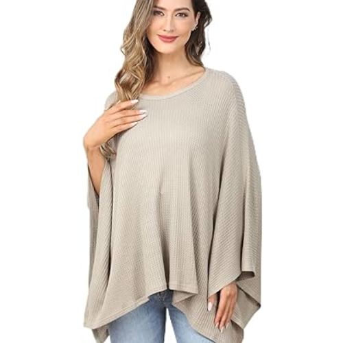 Zdolmy Knit Nursing Cover for Baby Breastfeeding, Organic Cotton Breastfeeding Cover, Warm Cozy Swaddle, Breathable and Soft, Wide Neck with Stretch for Easy View (Grayish green)