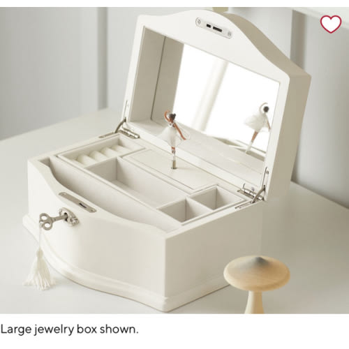 Cream Abigail Jewelry Box Collection