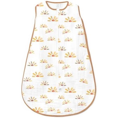 SwaddleDesigns Muslin zzZipMe Sleeping Sack, for Baby Boy and Girl, Wearable Blanket with 2-Way Zipper