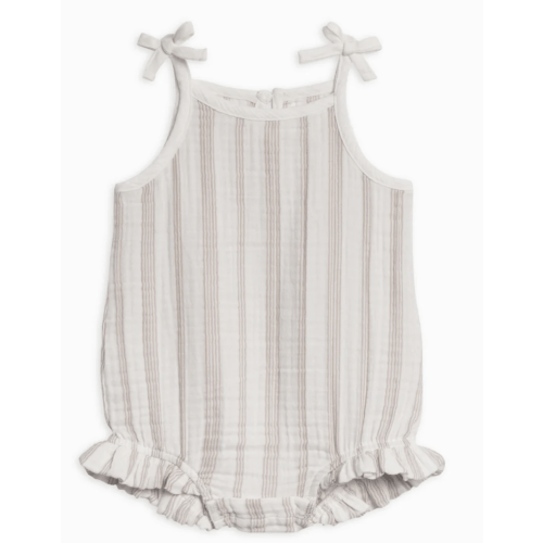 3-6 MO Ada Muslin Ruffle Tank Romper