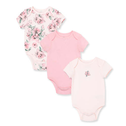 Dream Floral 3-Pack Bodysuits - Little Me