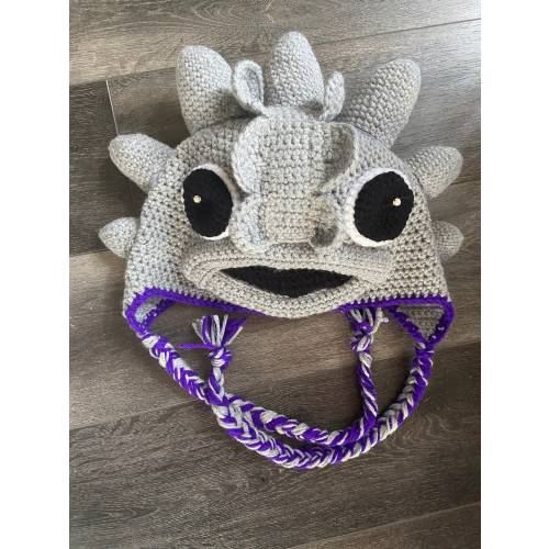 Gray Horned Toad Hat, Bulgy Eyed Frog Beanie, Winter Hat, Your Choice of Colors