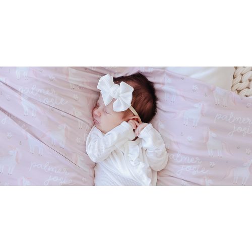 Ruffle Zipper Footies for Girls - cloud white newborn