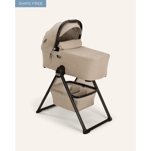 Nuna Demi Next Stroller Bassinet attachment + Stand o/s / biscotti