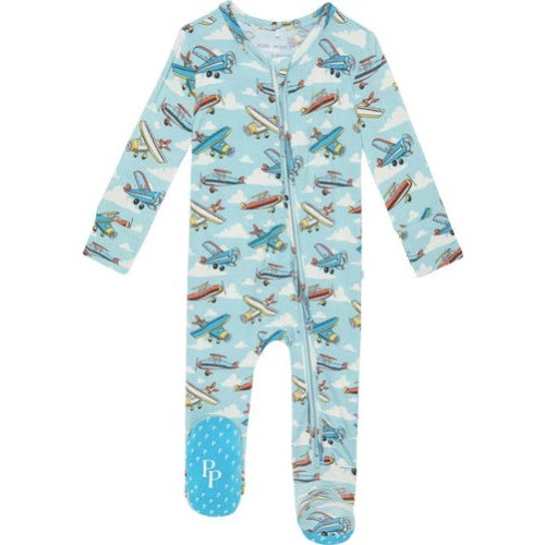 Planes Zip Footie, Newborn