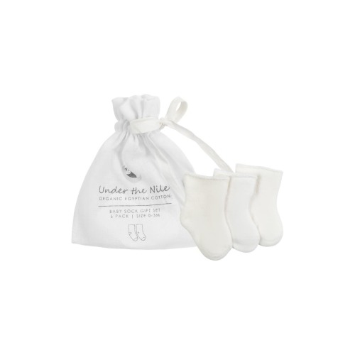 6-Pack Stretch Organic Egyptian Cotton Socks