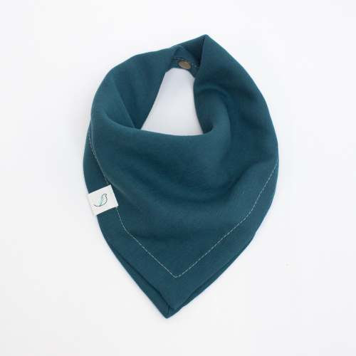 CHS LOCAL - Ollie Bandana Bib in "Vintage Indigo" // ORGANIC Double Gauze