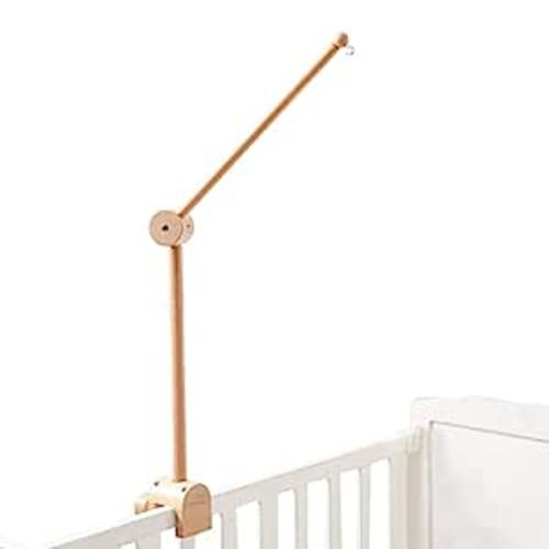 Amazon.com : Baby Crib Mobile Arm - Wooden Baby Mobile Crib Holder Height Adjustable for Hanging Baby Crib Attachment for Nursery Decor : Baby