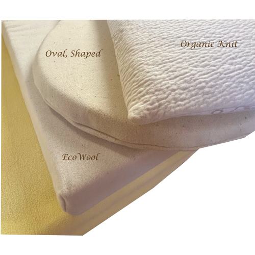 Custom Baby Changing Pad/Topper Organic Latex and Organic Cotton Vegan Removable Outer