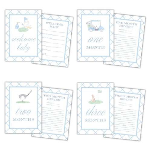 Golf Monthly Milestone Cards for Baby – Kristen Nicholls Art