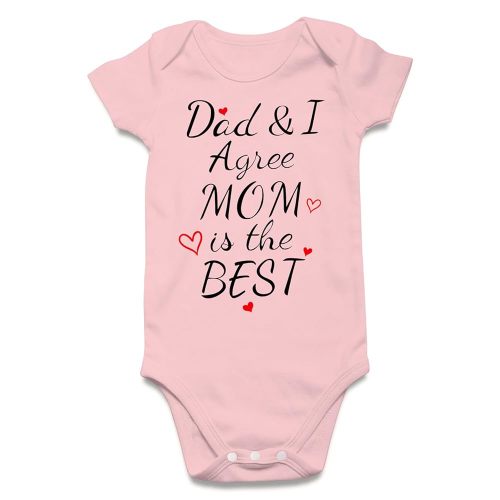 UNIFACO Unisex Baby Funny Saying Outfit Short and Long Sleeve Bodysuits Romper 0-18M