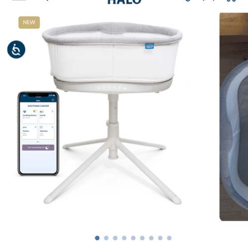 HALO BassiNest® Connected Swivel Sleeper 3.0 Smart Bassinet
