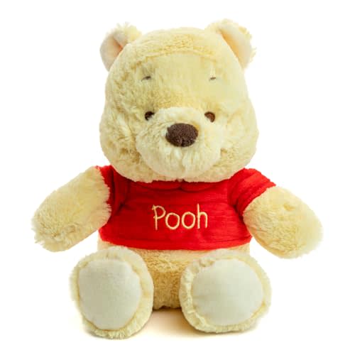Kids Preferred Disney Baby Winnie the Pooh and Friends Stuffed Animal with Jingle and Crinkle, Pooh 12