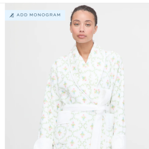 The Hotel Robe - Pastel Trellis