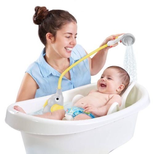 Yookidoo Elephant Baby Shower Bath Toy - Grey/Yellow
