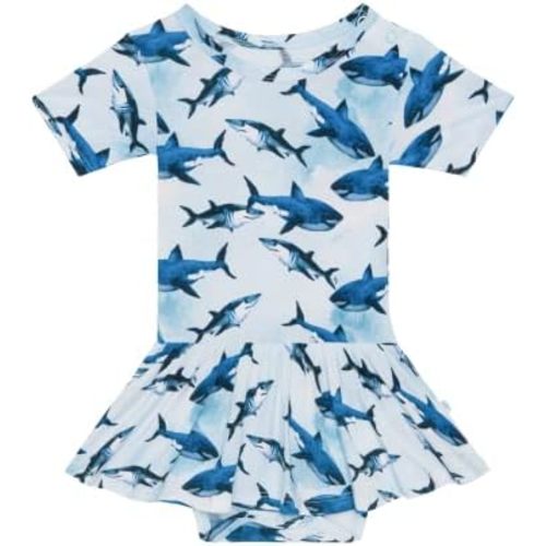 Posh Peanut Baby & Little Girls Dresses for Summer - Twirl Bodysuit Dresses for Girls Made of Soft Viscose from Bamboo