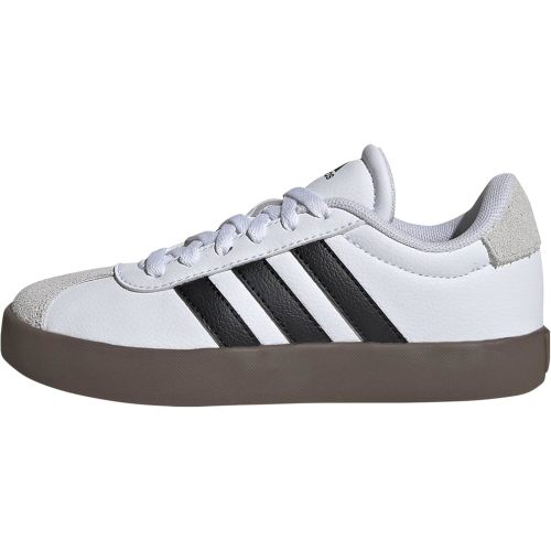 Adidas Unisex-Child Vl Court Bold, Color White/Black/Grey, Size 5 (Infant)
