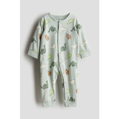Patterned Pajama Jumpsuit