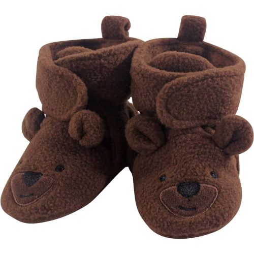 Hudson Baby Unisex-Child Cozy Fleece Booties Slipper Sock