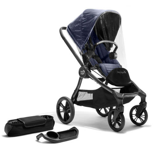 Baby Jogger City Sights Stroller - Commuter Bundle with Antimicrobial Fabric