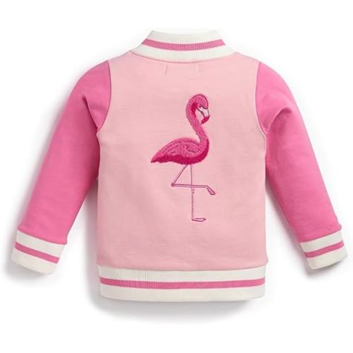 monica + andy Bomber Jacket, 100% Organic Cotton Clothes for Boys and Girls, Sizes For Kids, Toddler & Baby