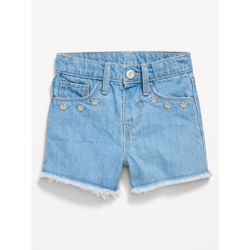 Frayed-Hem Jean Shorts for Toddler Girls | Old Navy