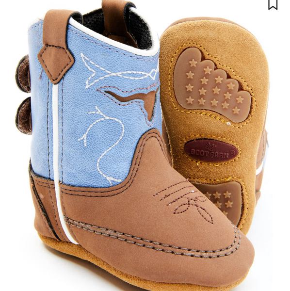 Boot Barn Infant Boys' Longhorn Poppet Boots- Round Toe