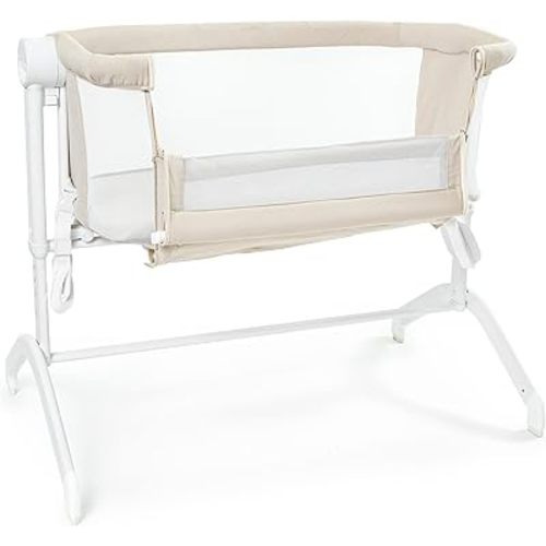 Baby Delight Beside Me Wink Bassinet | Bedside Sleeper | 7-Position Height Adjustment | Organic Oat