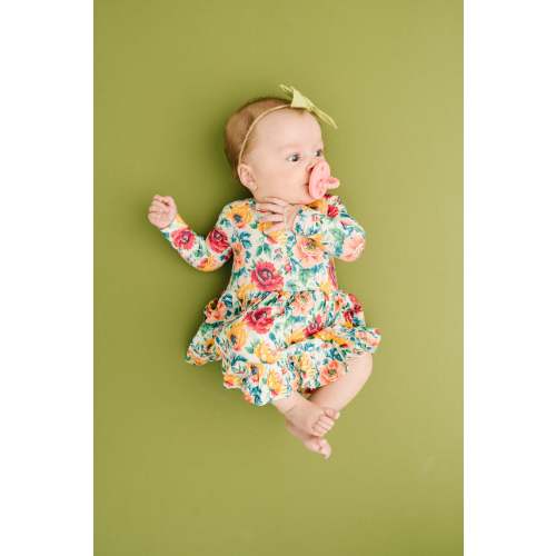 Sweet Blooms Bodysuit Dress