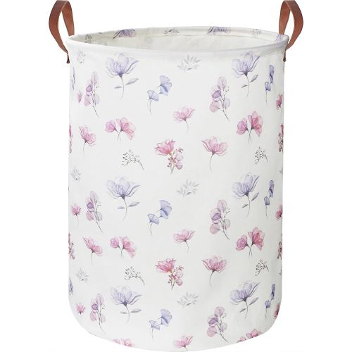 Amazon.com: HKEC 19.7’’ Waterproof Foldable Laundry Basket,Baby Girls Nursery Hamper,Dirty Clothes Hamper for Boys and Girls,Kids Toys/Books Bins, Gift Baskets, Room Decor(Watercolor Flower) : Baby