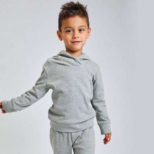 2-Piece Light Weight Hoodie & Sweatpant Set Heather Gray 2T