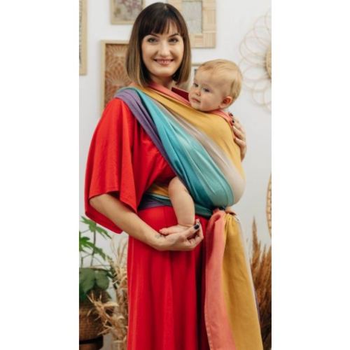 Mama & Roo Long Woven Wrap, Pastels