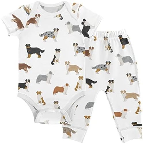 vvfelixl Baby Pants Sets Aussie Baby Clothes for Boys Girls (6-9mos)
