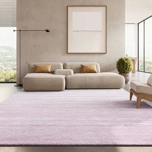 SAFAVIEH Area Rug 8x10 - Adirondack Collection - Large - Cream & Purple, Modern Ombre Design, Non Shedding & Easy to Clean, Ideal for Living Room, Bedroom, Office, Dining Space (ADR113L)